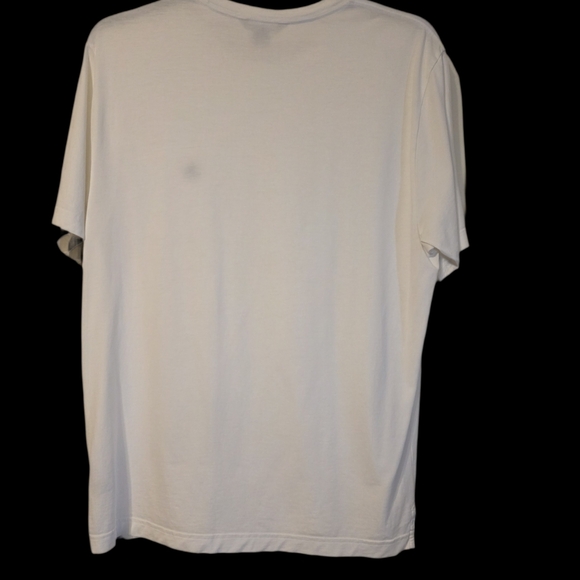 Brooks Brothers Supima® Cotton Logo T-Shirt - White SZ Large 22 P2P 28.5" L - Picture 4 of 8